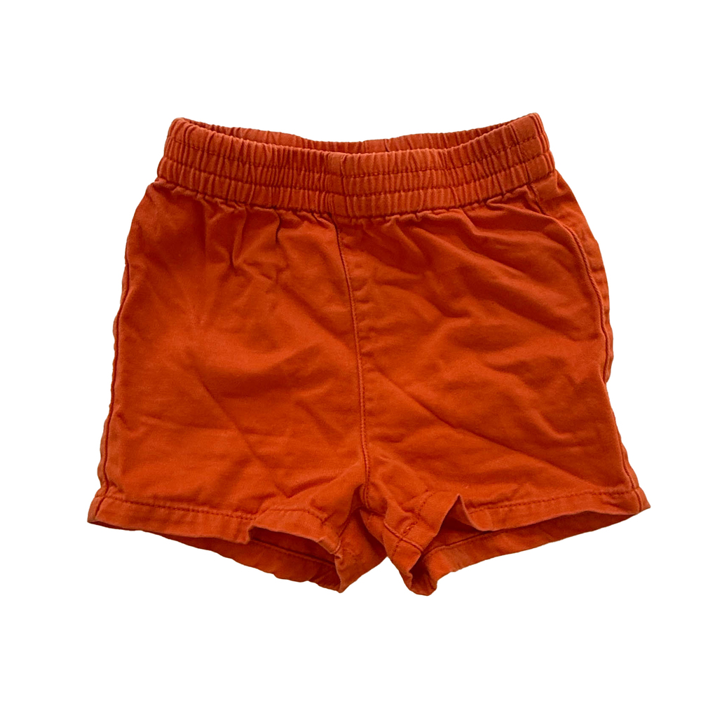Primary.com Boys Orange Shorts size: 6-12 Months